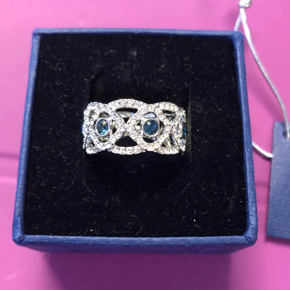 Silver & Blue Swarovski - Picture 3 of 5